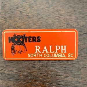 Authentic Hooters Name Tag